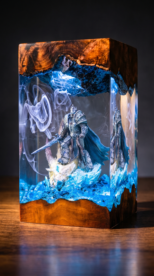 Azeroth Resin Lamp