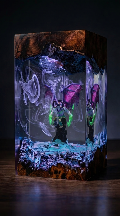 Azeroth Resin Lamp