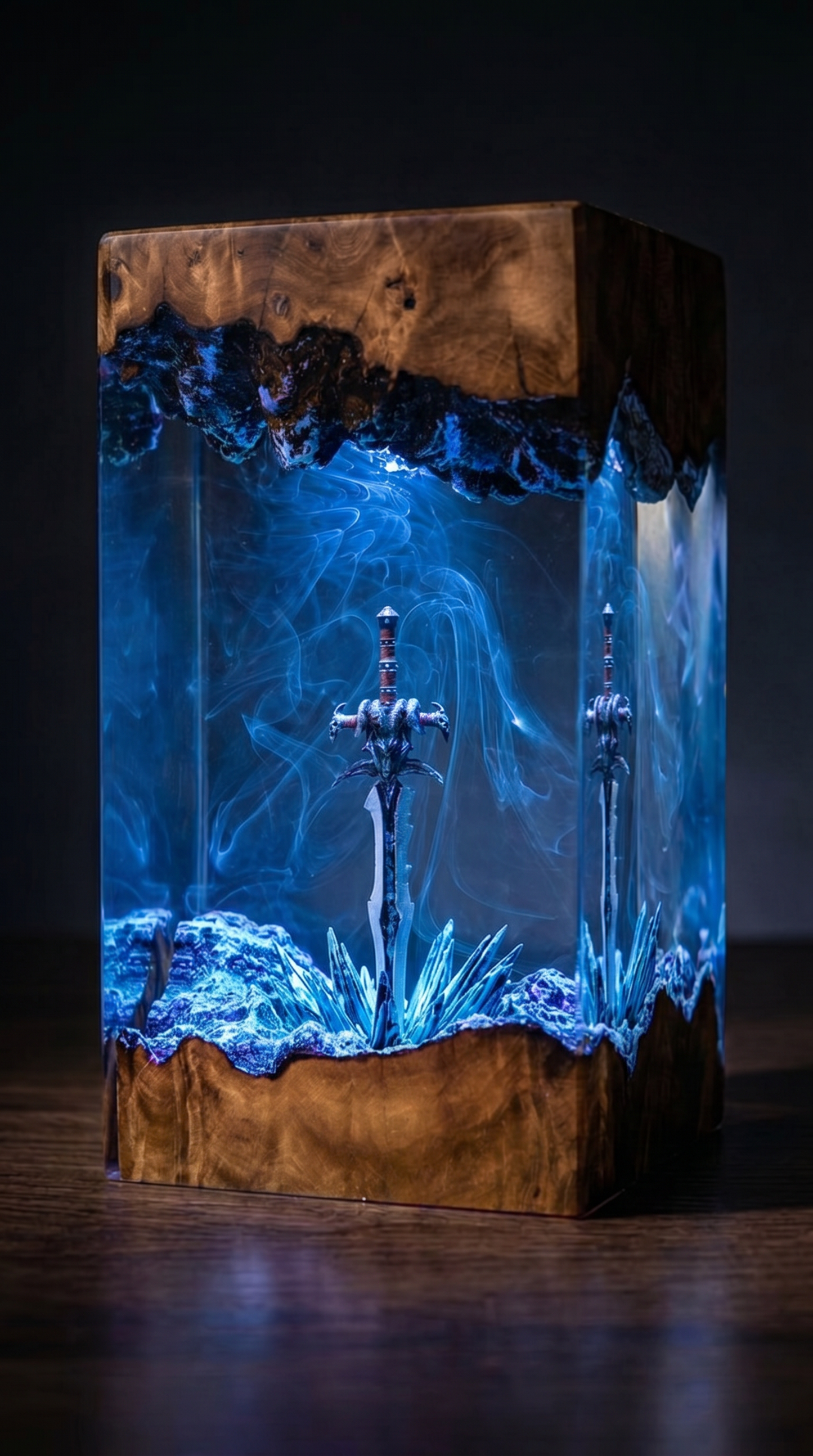 Azeroth Resin Lamp